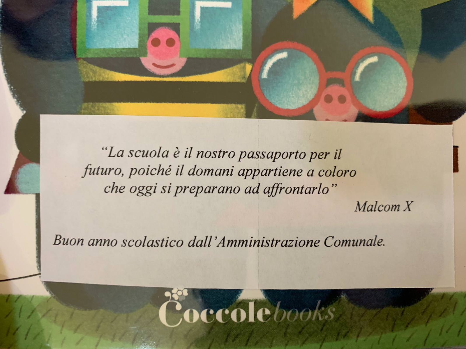 San Donato Di Ninea Un Libro E Una Frase Di Malcolm X Per Il Primo Giorno Di Scuola Corriere Della Calabria