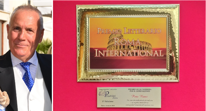 A Pino Nano il premio Roma International alla carriera per il giornalismo